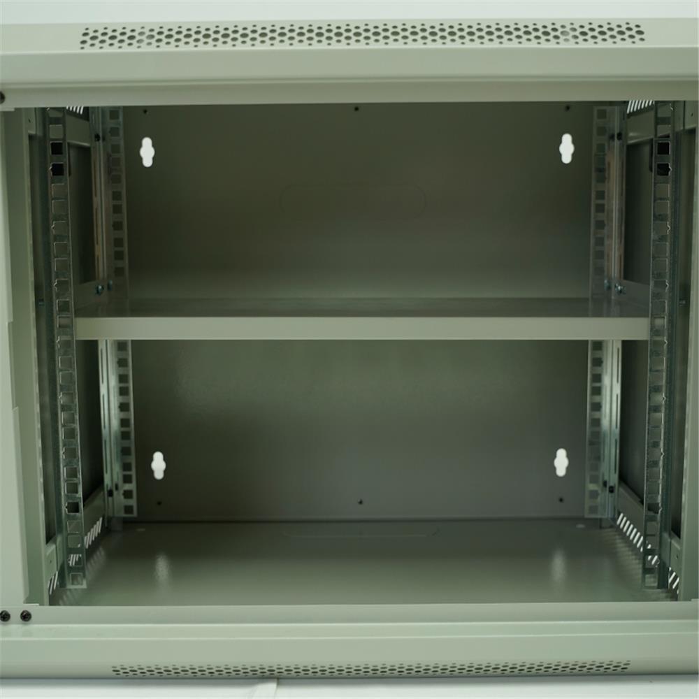 Racksan ML-6409S 9U Duvar Tipi Kabinet (450-530-400) Raf+Fan+Priz