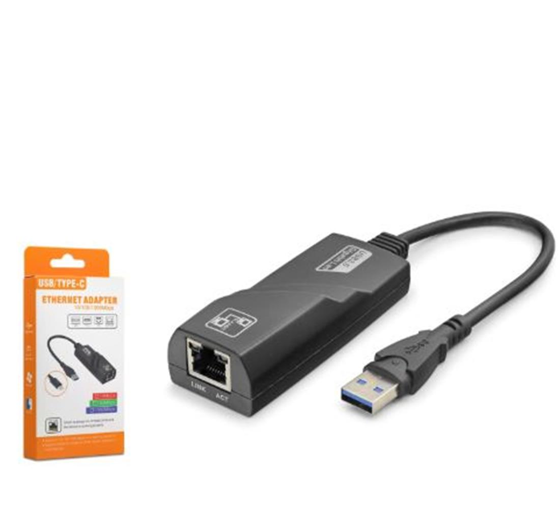 HADRON HDX7867 USB 3.0 Ethernet Adaptör Gigabit Siyah