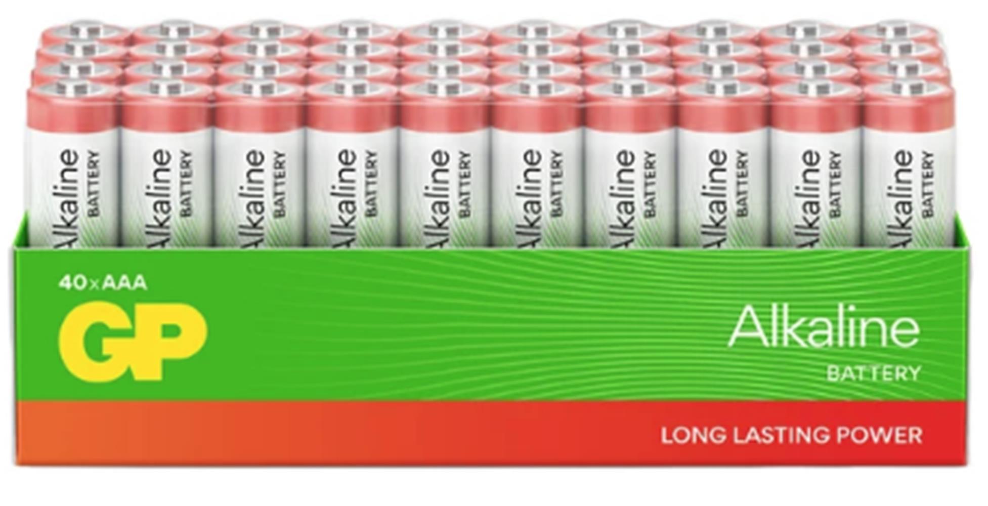 GP G-Tech LR6 AA Boy Red Alkalin Kalem Pil 40'lı Paket GP15ARETA21-2GST40