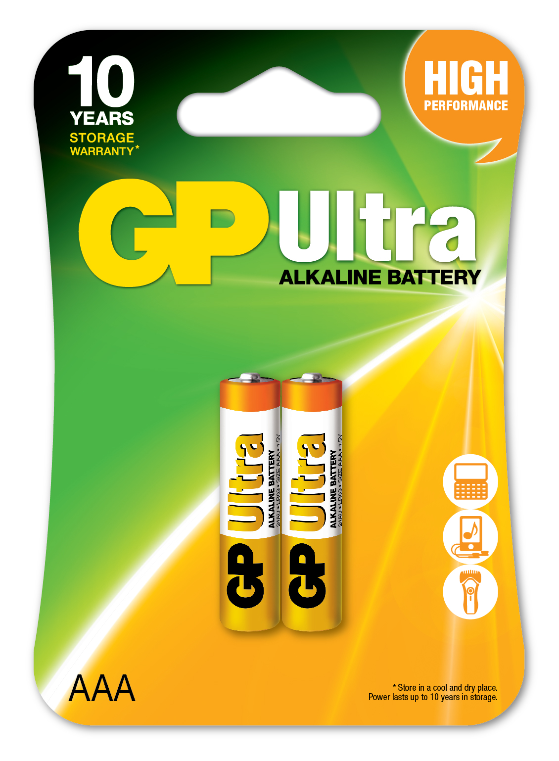 GP G-Tech LR03 AAA Boy Ultra Alkalin İnce Kalem Pil 2'li Paket GP24AU-2U2