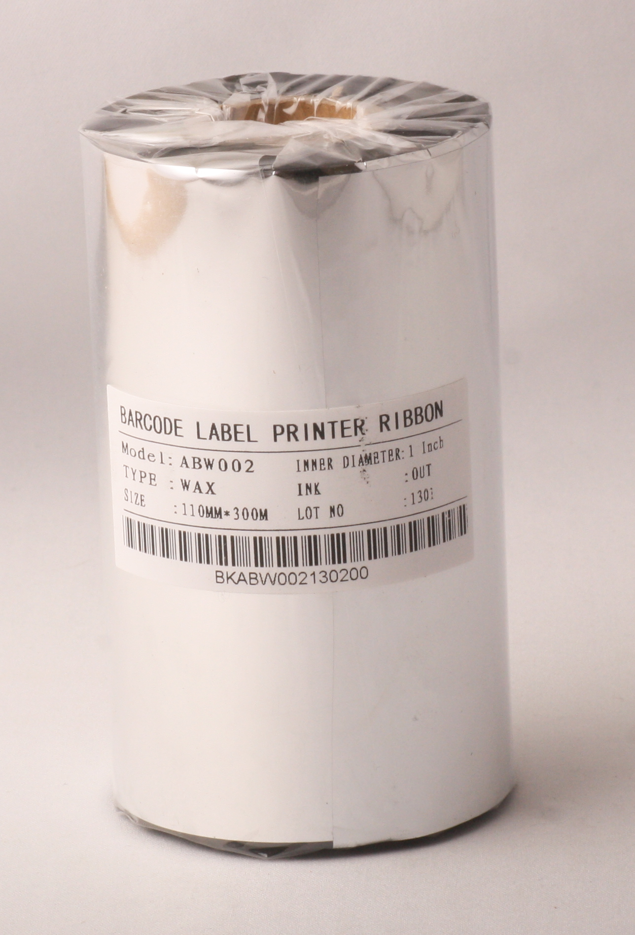 Ribbonsan RB00006 WX-10FBK 110-300MT Wax Ribbon