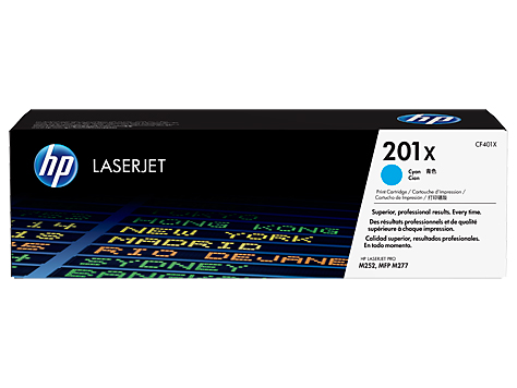 HP 201X Cyan Mavi Yüksek Kapasite 2.800 Sayfa Toner CF401X
