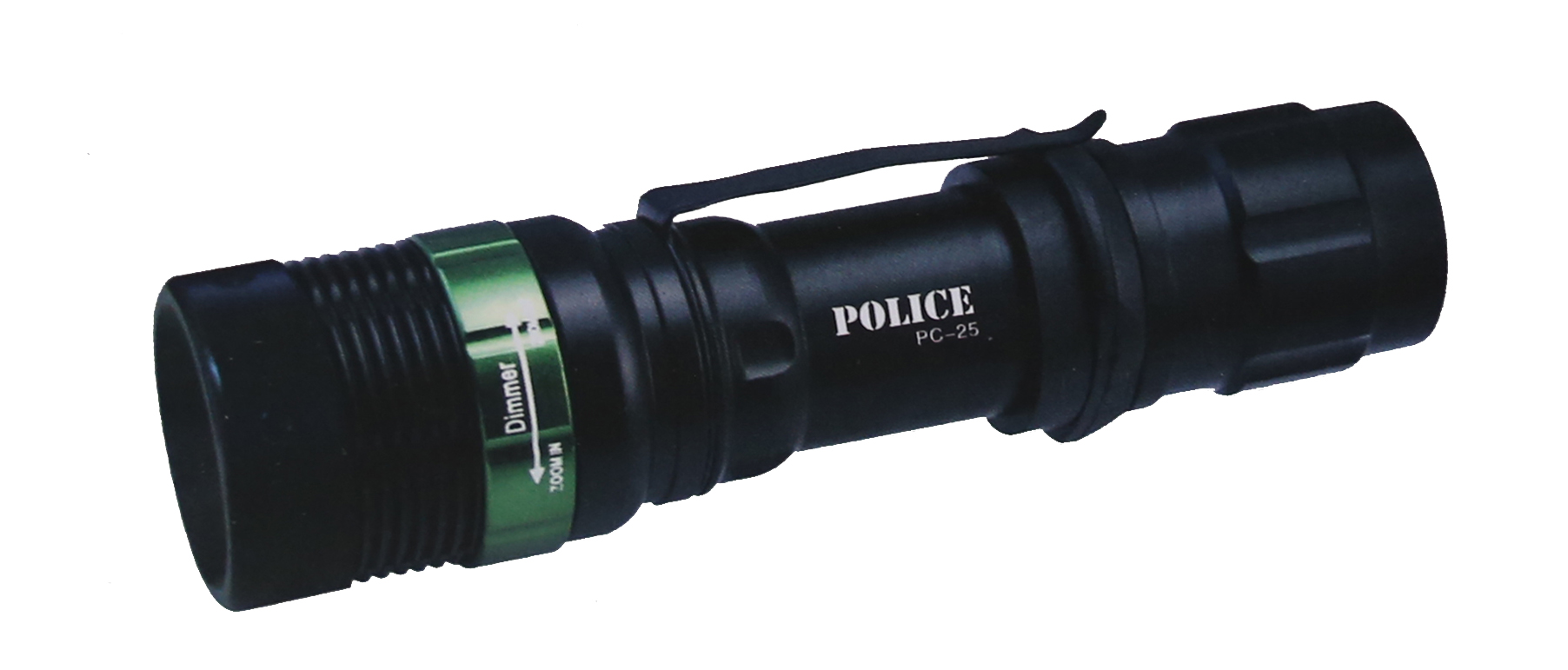 Polıce PC-25 CREE Led + Zoom El Feneri ( 3 Tane İnce Kalem Pille Çalışır)