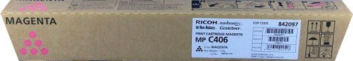 Ricoh MP C306 Magenta Kırmızı Orjinal Fotokopi Toneri MP C307-406 6.000 Syf.