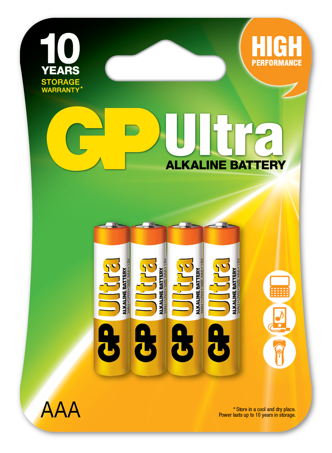 GP G-Tech LR03 AAA Boy Ultra Alkalin İnce Kalem Pil 4'lü Paket GP24AUMB-U4