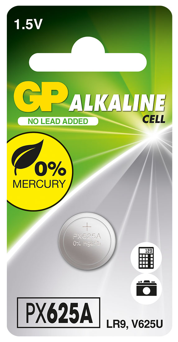 GP GPPX625A-2C1 Alkalin Tekli Blister LR9 Araç Kumanda Pili