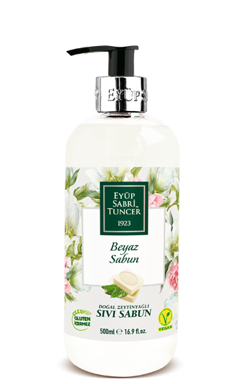 Eyüp Sabri Tuncer 500ml Sabun Doğal Zeytin Yağlı Sıvı Sabun Beyaz