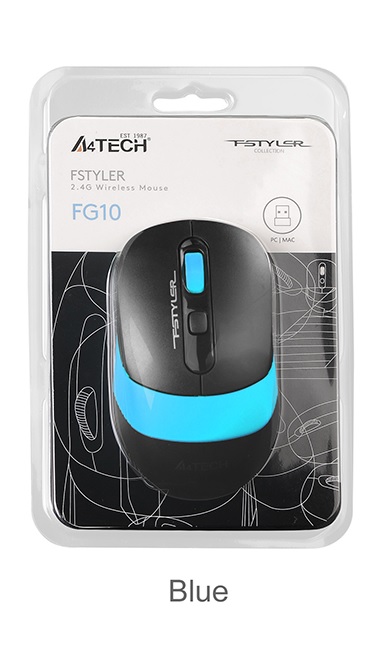 A4 Tech Fg10 Mavi Nano Kablosuz Optik 2000 Dpı Mouse