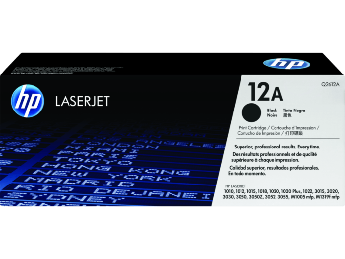 HP 12A Black Siyah 2.000 Sayfa Toner Q2612A