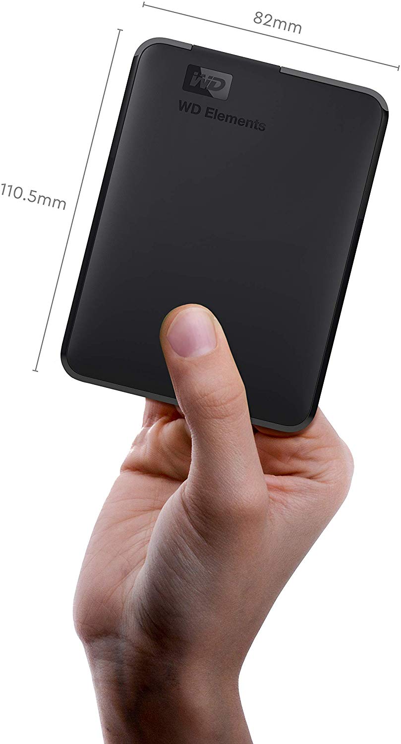 Wd 5TB Elements Portable External Hard Drive, USB 3.0 - WDBU6Y0050BBK-WESN Harici Harddisk