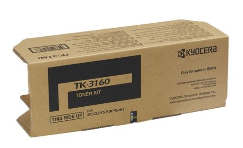 Kyocera TK-3160 Orjinal Fotokopi Toneri Ecosys M3145dn-3645dn  P3045-3055-3060-3065 12.500 Sayfa