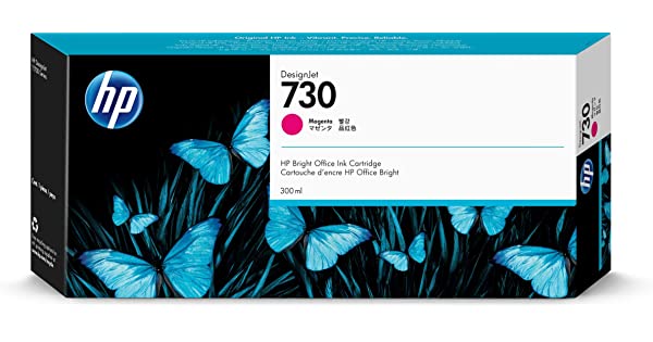 HP 730 Magenta Kırmızı 300 Ml Plotter Kartuşu P2V69A