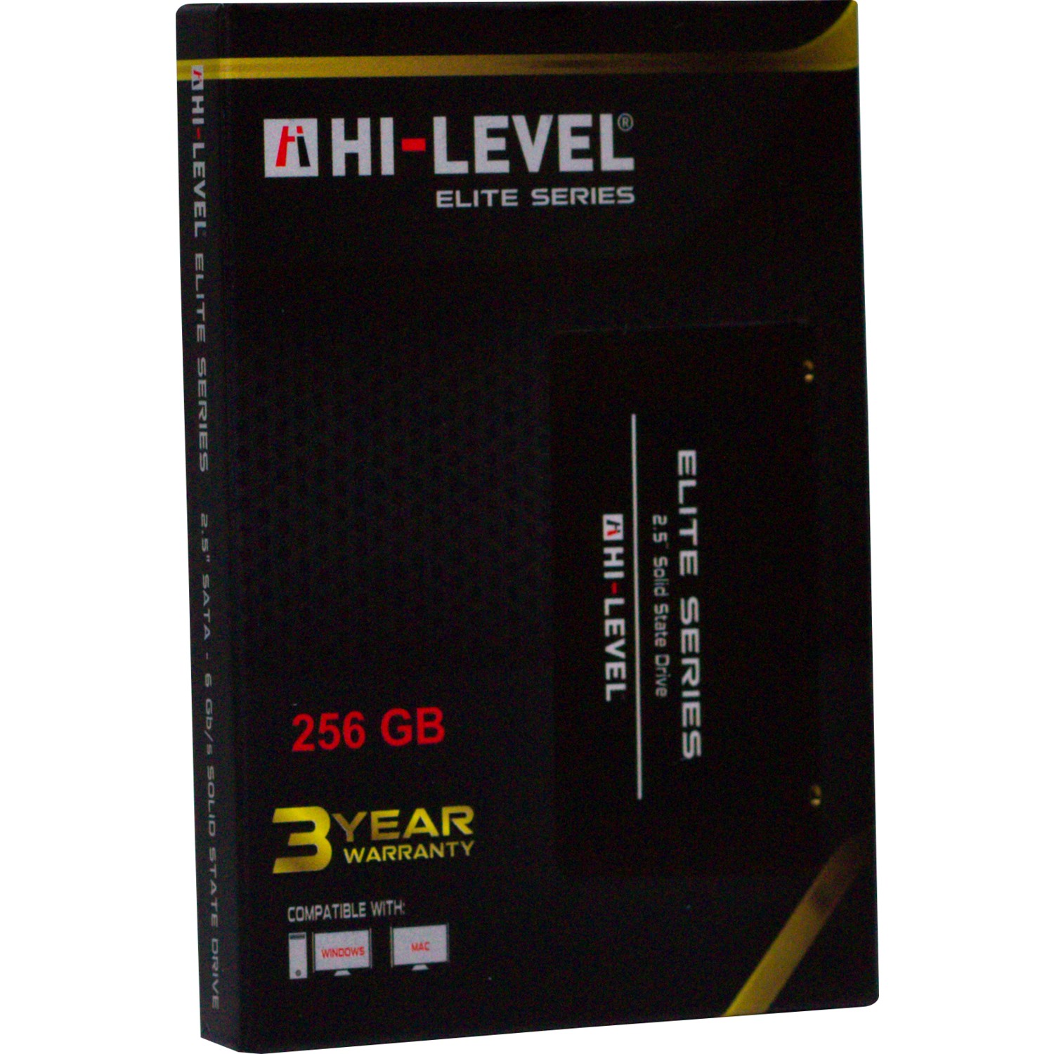 Hi-Level 256GB Elite 560MB-540MB-s Sata 3 2.5" SSD HLV-SSD30ELT-256G Ssd Harddisk