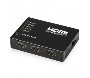 Dark DK HD SW4X1 Full HD 4 Giriş 1 Çıkışlı Uzaktan Kumandalı HDMI Switch (Seçici)