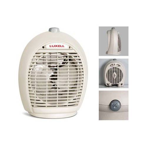 Luxell LX-6331 Beyaz Isıtıcı Fan 1000+1000 Watt 3 Farklı Kademede Çalışma