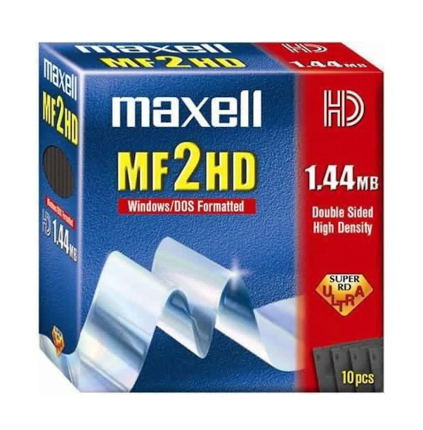 Maxell Mf2Hd 3.5" 1.44 Mb Floppy Disk Biçimlendirilmiş Disket 10'lu, boş disket Maxell Mf2Hd 3.5" 1.44 Mb Floppy Disk Biçimlendirilmiş Disket 10'lu, boş disket