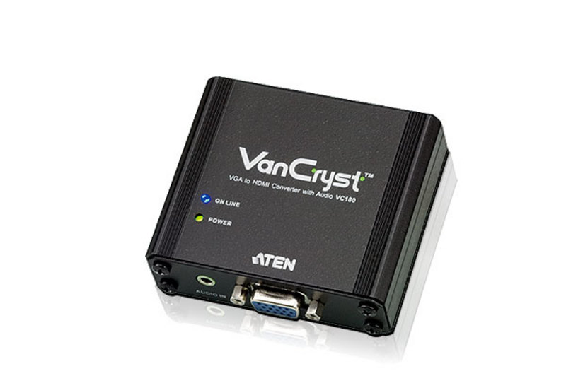 Aten ATEN-VC180 VGA/Ses <-> HDMI Sinyal Çeviricisi (VGA to HDMI Converter with Audio)