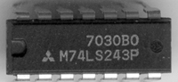 Schukat 74LS243 Tri-State Quad Transceiver