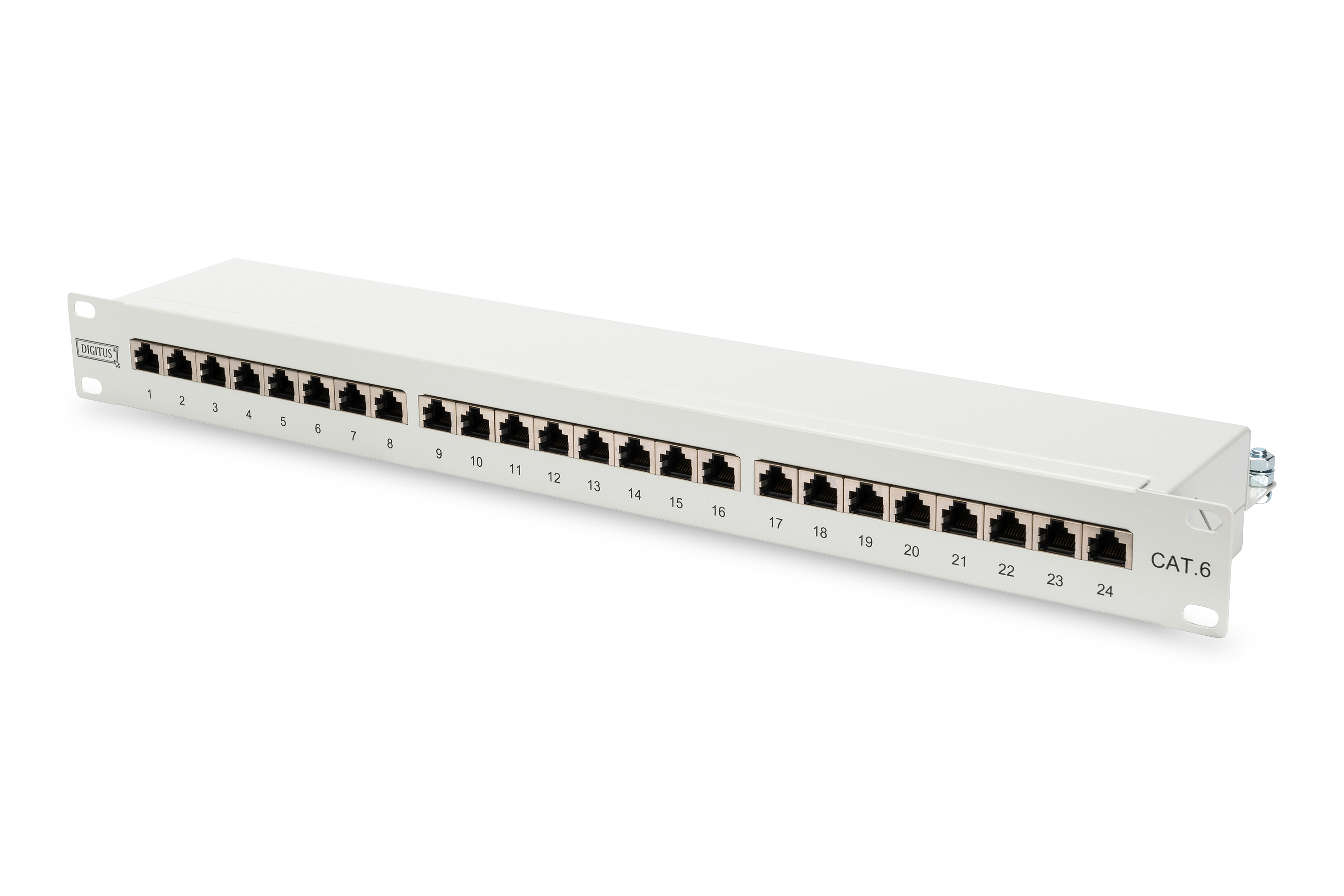 Digitus DN-91624S Digitus 19 Inch 24 port CAT-6 FTP Patch Panel