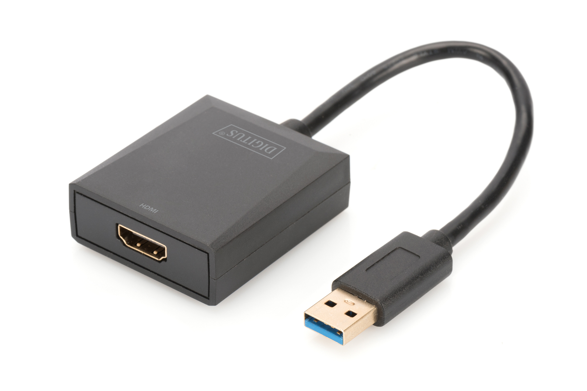 Digitus DA-70841 Digitus USB 3.0 <-> HDMI Grafik Adaptörü
Giriş: 1 x USB 3.0 USB-A erkek
Çıkış: 1 x HDMI A (19-pin) dişi  (Full HD