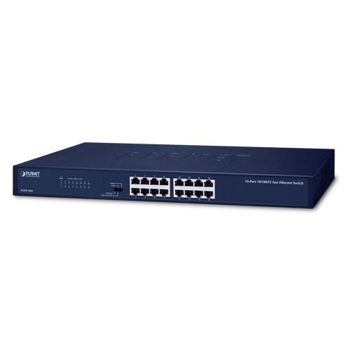 Planet PL-FNSW-1601 Yönetilemeyen Switch (Unmanaged Switch)
16 x 10/100Base-T