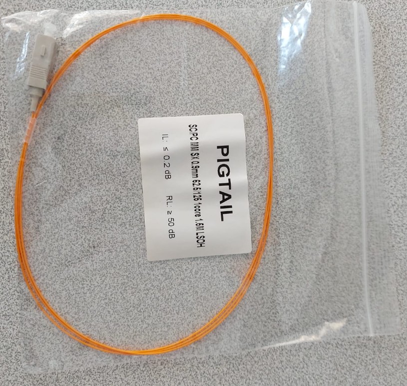 OEM FMR-PGT-0074 Pigtail SC MM SX 0.9mm 62.5/125 1 mt LSOH