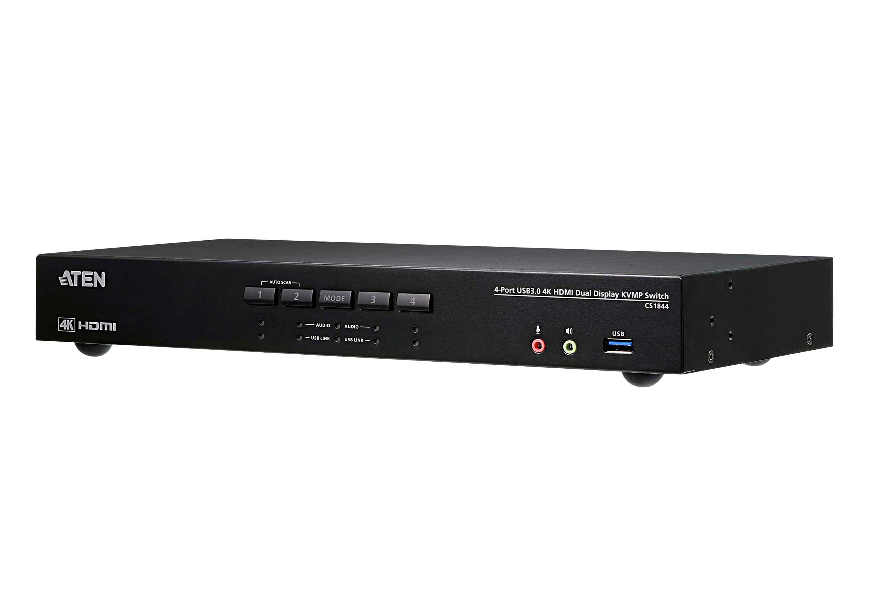 Aten ATEN-CS1844 4-Port USB 3.0 4K HDMI Dual Display KVMP™ Switch