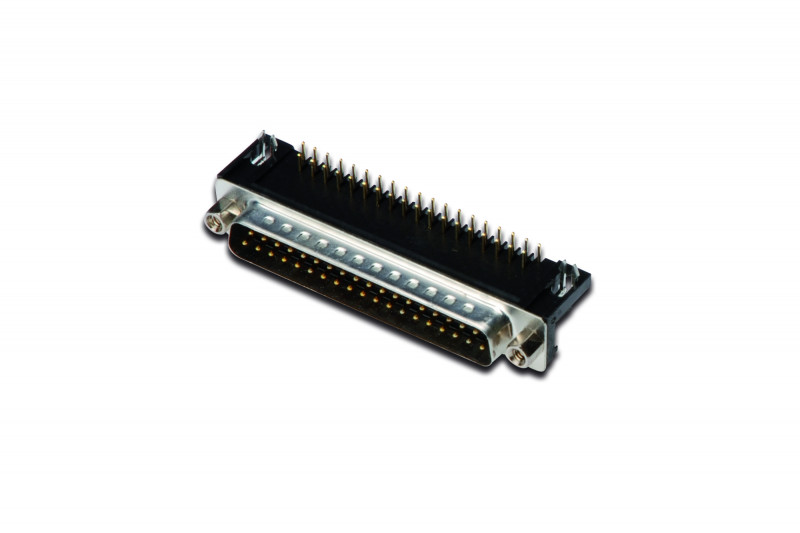 Assmann A-DS 09 A/KG-T1 Erkek 9 Pin 90 Derece Montaj Elamanlı