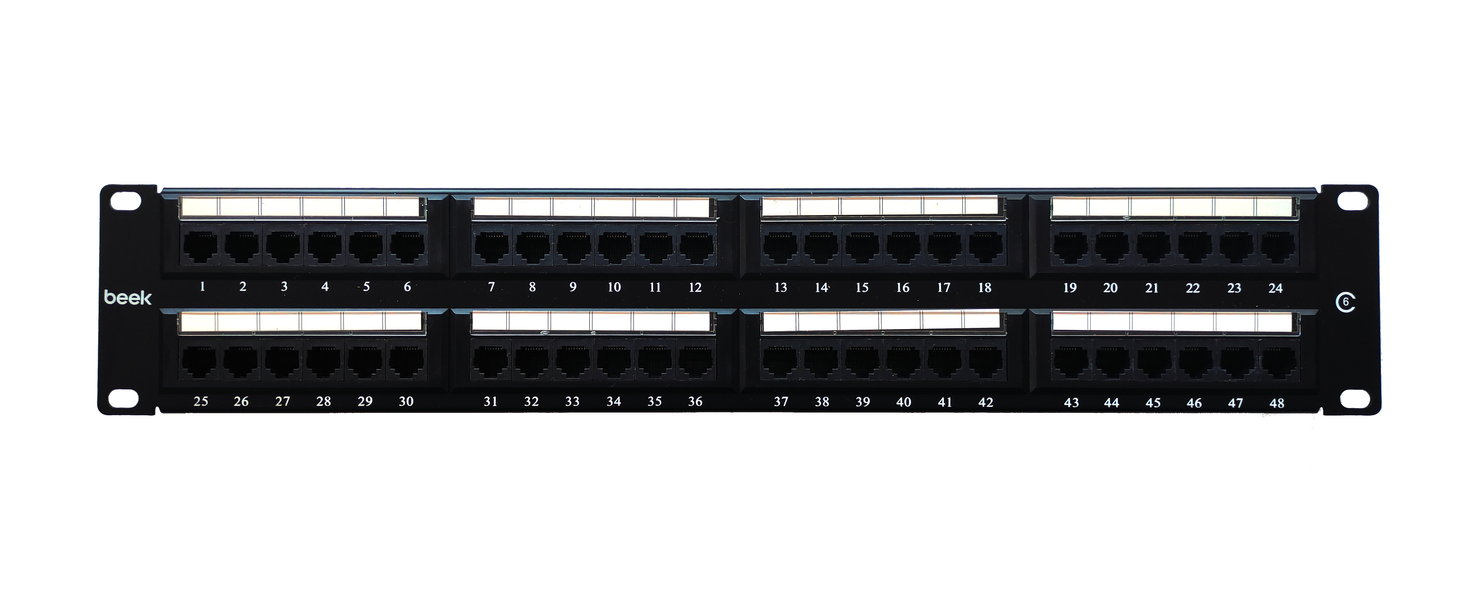 BEEK BN-PP-648U Beek 48 Port Cat6 UTP Patch Panel