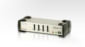 Aten ATEN-CS1734B 4 port’lu USB KVM (Keyboard/Video Monitor/Mouse) Switch