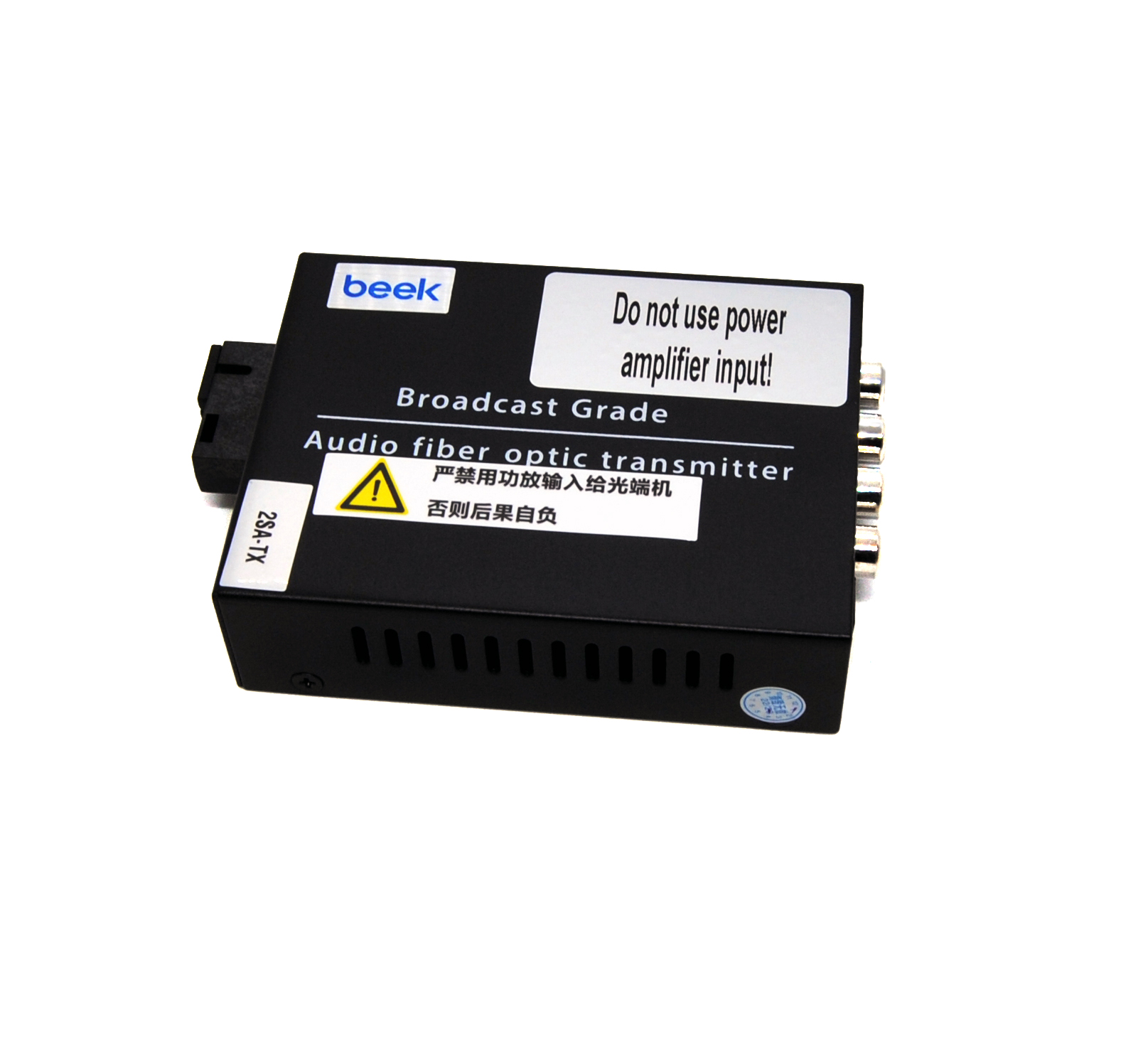 BEEK BS-EXT-RCA-SM-20 Beek RCA Analog Ses <-> Fiber Optik Uzatma