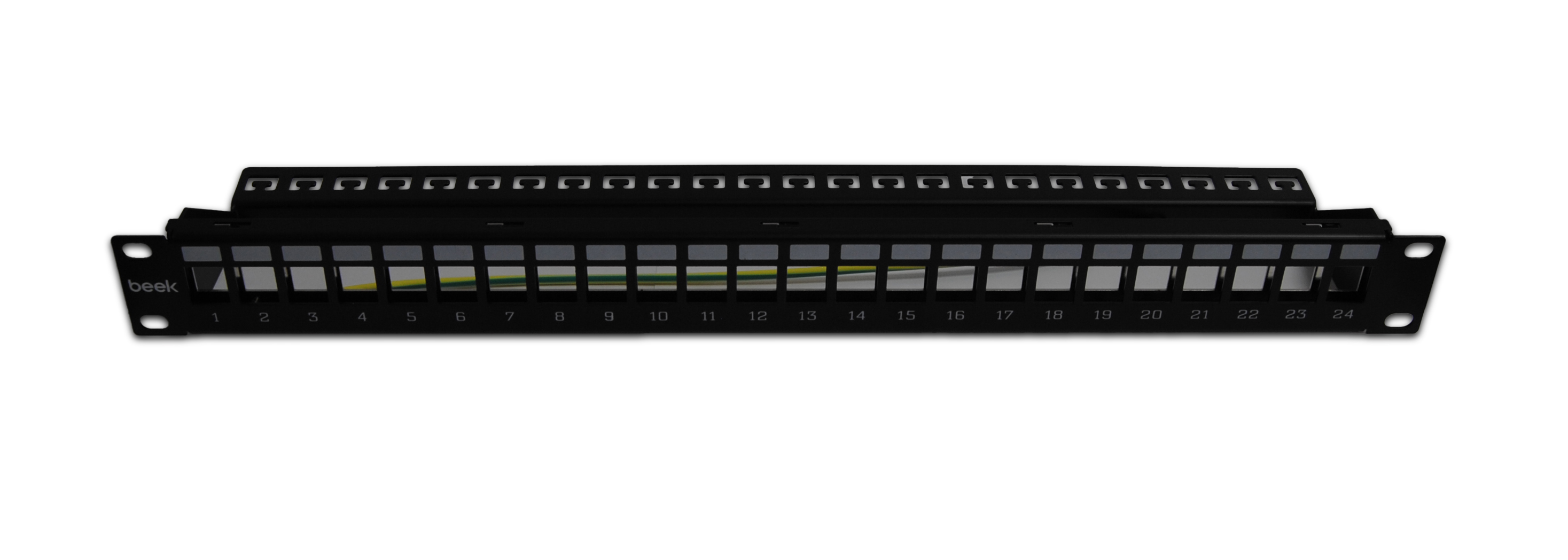 BEEK BN-PP-M24S-1 Beek 19" 1U 24 port Modüler Patch Panel