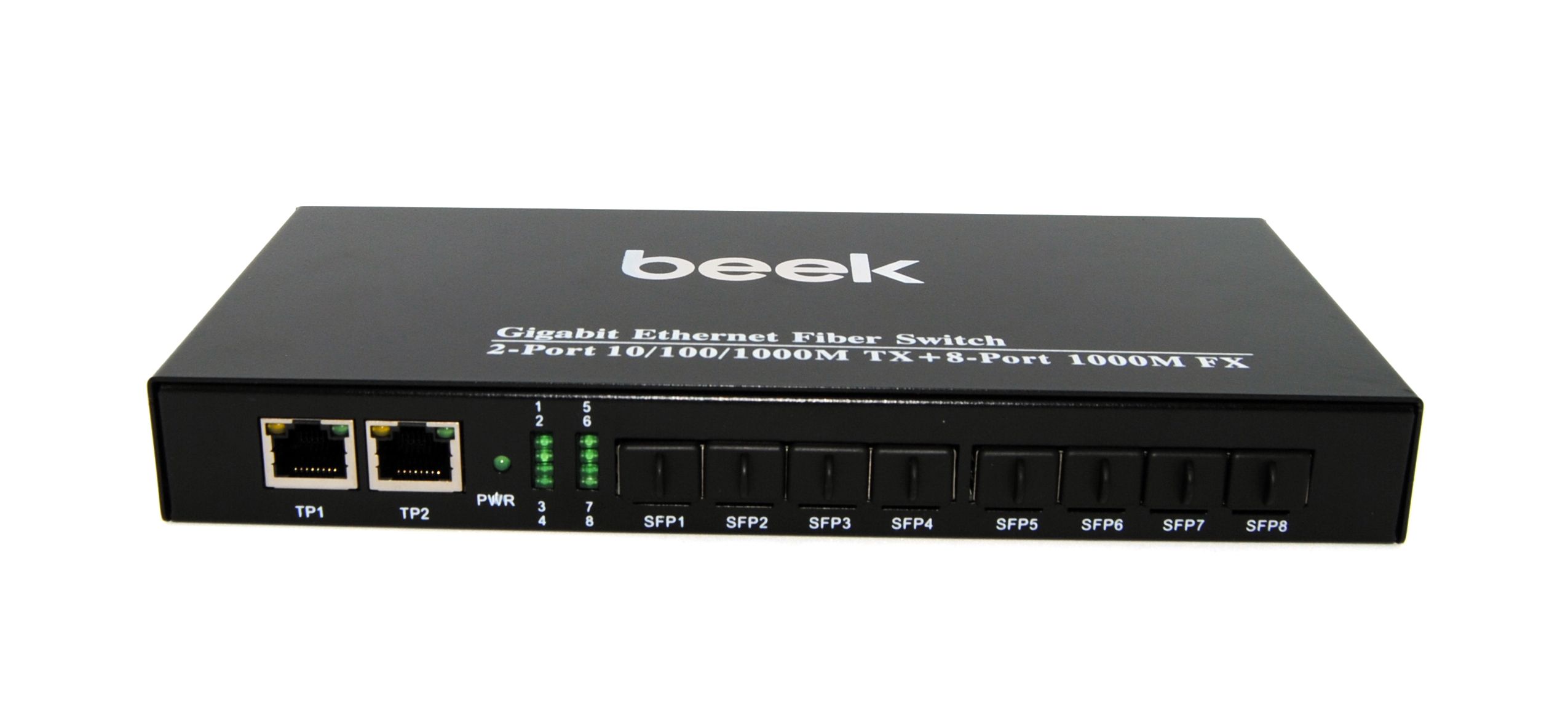 BEEK BN-GS-1082S2G Beek Yönetilemeyen Gigabit Fiber Switch
8 x 1000Base-X SFP yuva
2 x 10/100/1000Mbps port
Fansız
Beek 8 port 1000M SFP Fiber Ethernet Switch with 2G Port