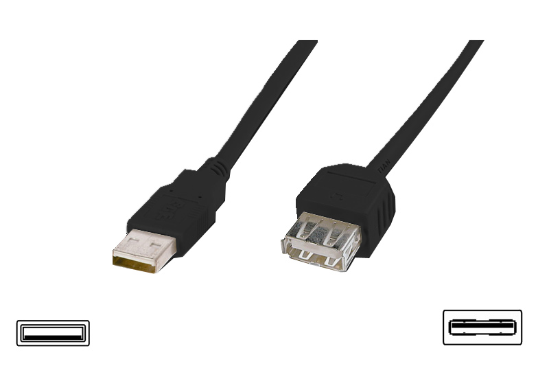 Assmann AK-300202-018-S USB 2.0 Uzatma Kablosu