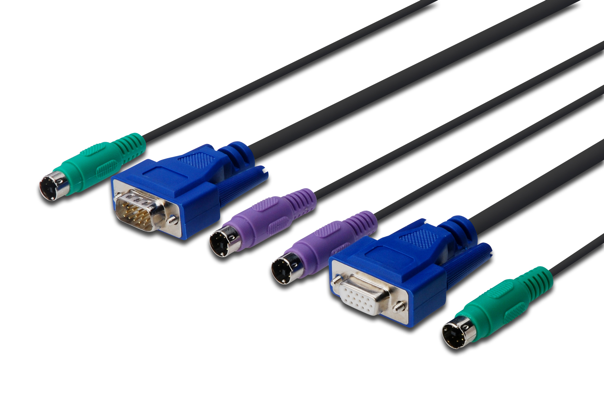 Assmann DS-19121 KVM (Keyboard/Video Monitor/Mouse) İçin Ahtapot Kablo