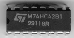 Schukat 74HC42 BCD-TO-DECIMAL DECODER