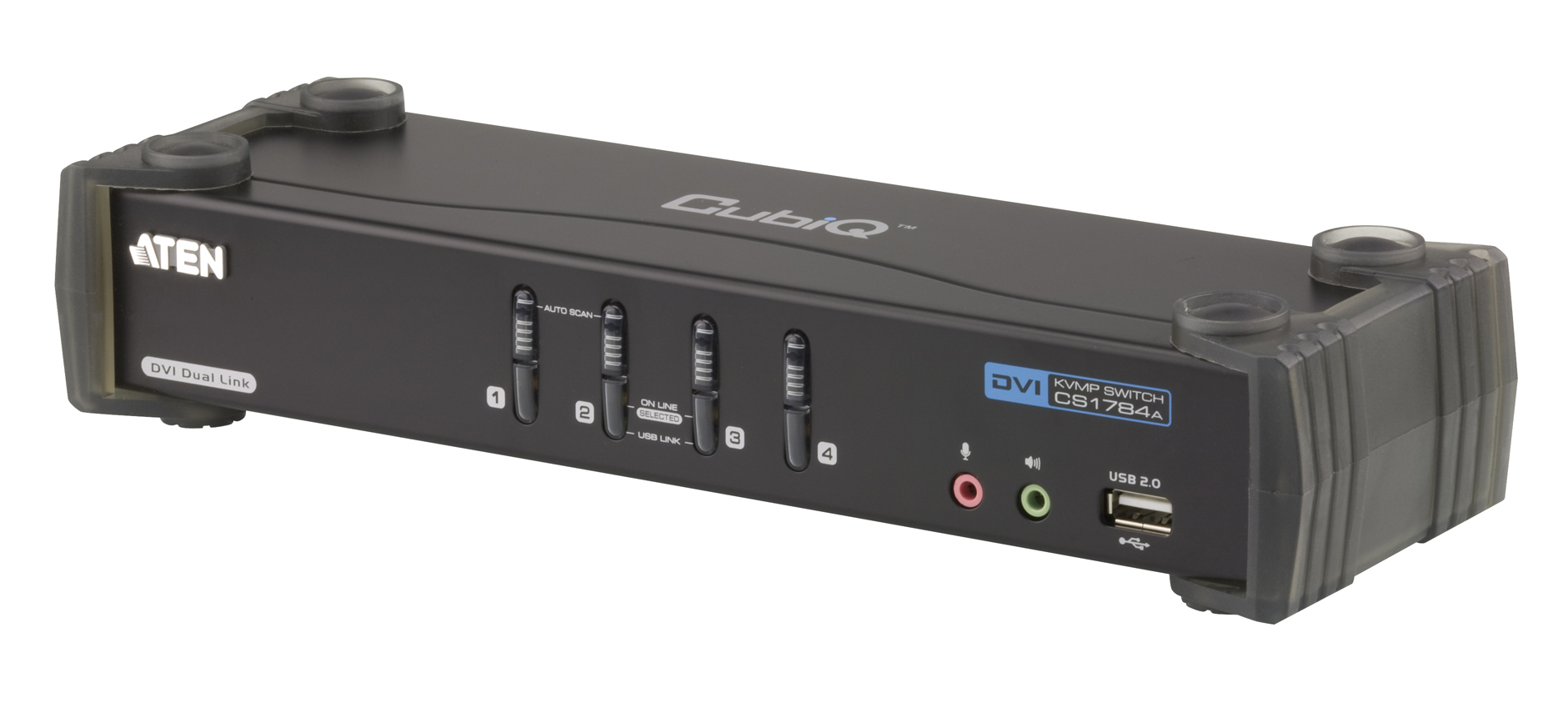 Aten ATEN-CS1784A 4 Port USB DVI Dual Link KVMP™(Keyboard/Video Monitor/Mouse) Periferi (Çevre Cihazlarla (USB) Bağlantı Kurabilir) Switch