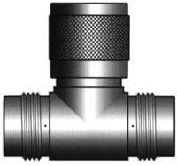 Vitelec VI-VTW105 Twinax Plug - Jack - Jack T Adaptör