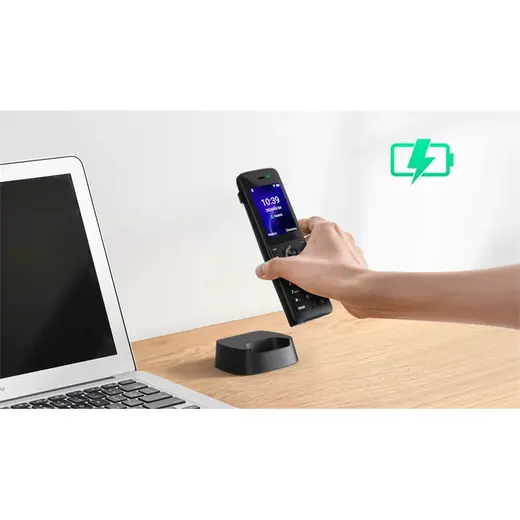 YEALINK AX83H 2.4 INC RENKLİ EKRAN HD SES GÖRÜLTÜ ENGELLEME WIFI 6 IP DECT TELEFON görseli 2
