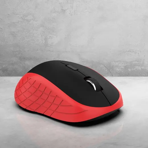 INCA IWM-391T Kablosuz 1600dpi Siyah/Kırmızı Mouse görseli 1