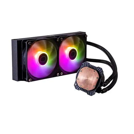 COOLERMASTER 240mm CORE 240L SPECTRUM MLW-D24M-A18PS-R1 ARGB Sıvı Soğutmalı AM5-1851p İşlemci Fanı görseli 1