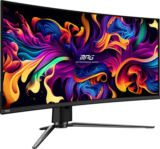 MSI 34" MPG 341CQPX QD-OLED 0.03MS 240HZ HDMI-DP Kavisli Gaming Monitör 3440x1440 görseli 3