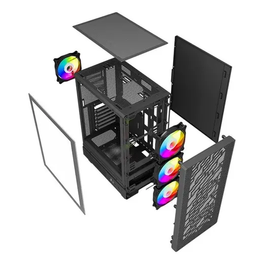 POWERBOOST 750W 80+ BRONZE A700B Gaming Mid-Tower PC Kasası görseli 1