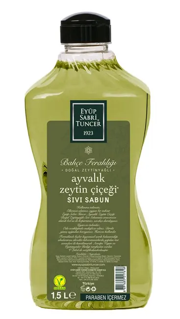 Eyüp Sabri Tuncer 1,5lt Ayvalık Zeytin Çiçeği Sıvı Sabun Doğal Zeytinyağlı