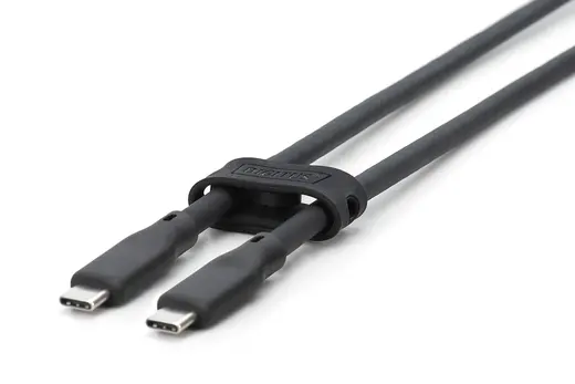 DIGITUS AK-300342-020-S USB Silikon Bağlantı Kablosu, USB 20Gbps, USB 3.2 Gen1, 5G, 100W, 4K, 2 metre, siyah renk alternatif görünüm