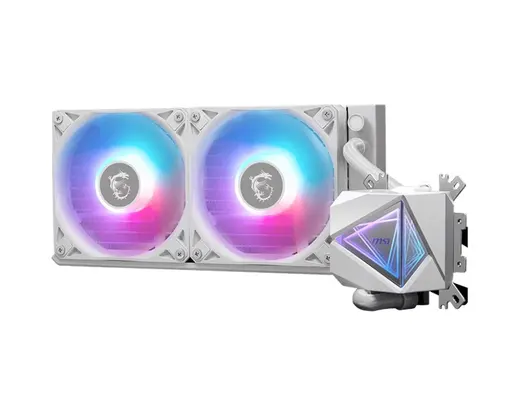 MSI Mag Coreliquid I240 240 mm Beyaz Sıvı Soğutucu görseli 3