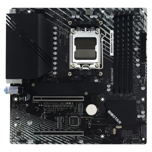 Biostar B850MT-E PRO ARGB AMD AM5 DDR5 8000 HDMI DP 3xM2 mATX görseli 3