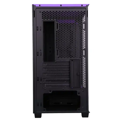 POWERBOOST PB-P2252BP 4-ARGB Fanlı Gaming Mid-Tower PC Kasası Mor-Siyah görseli 2