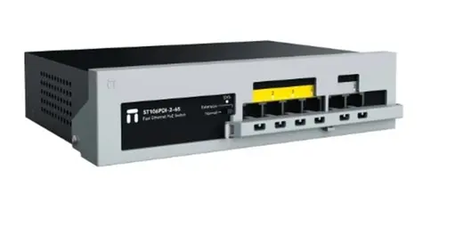 STONET 6port PoE 65W 2-Uplink 10/100 Yönetilemez Switch ST106PDI-2-65 görseli 2