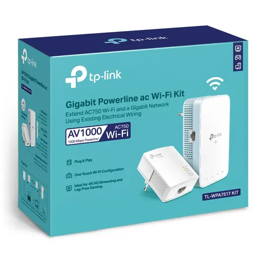 TP-LINK TL-WPA7517 KIT AV1000 Dual Band Powerline Adapter